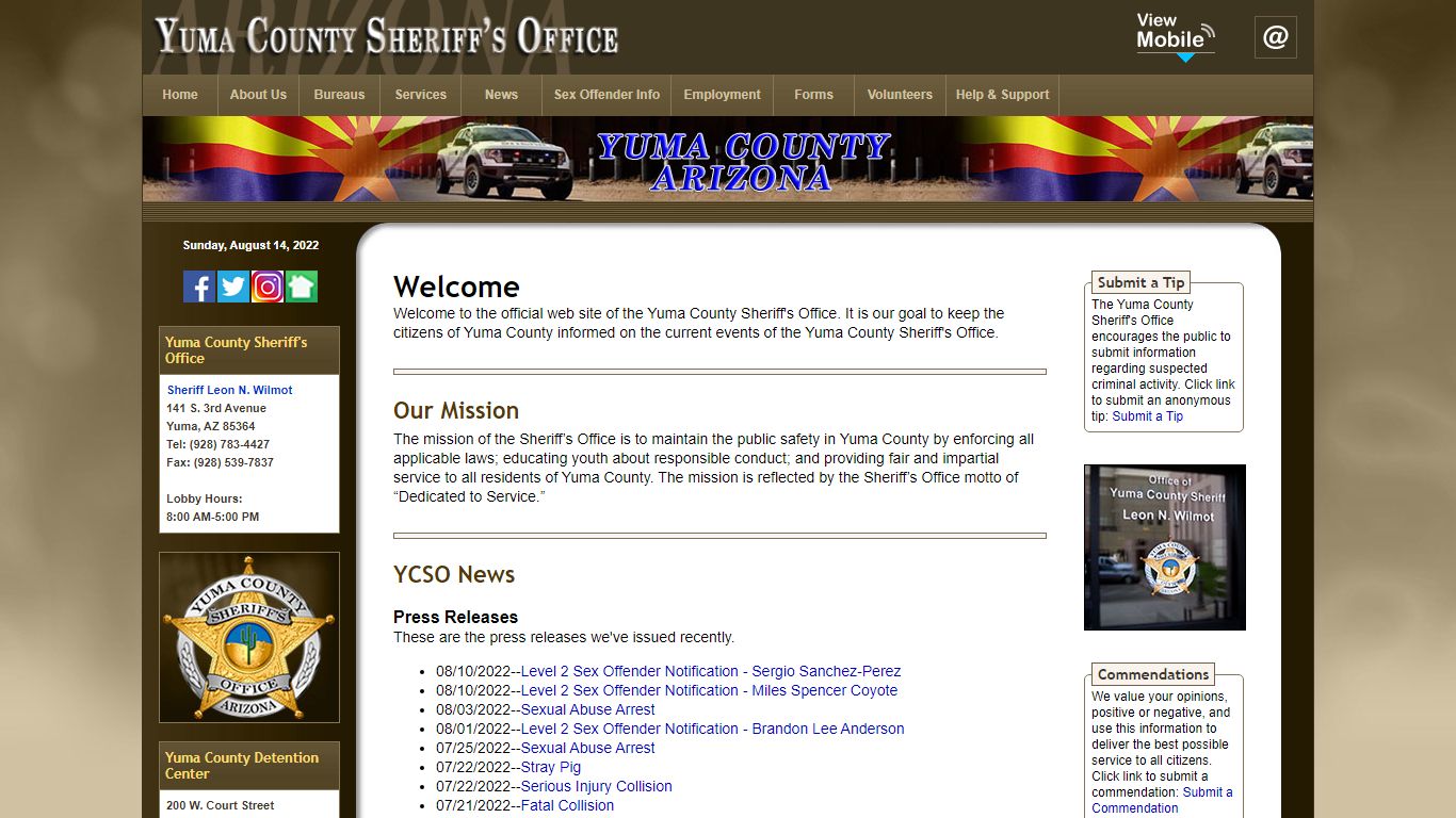 Yuma County Sheriff's Office